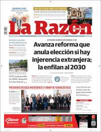Portada de La Razón (M&eacute;xico)