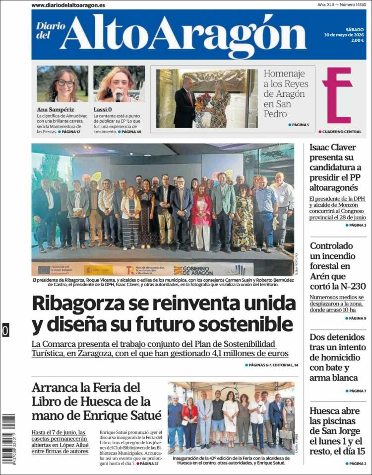 Portada de Diario del AltoAragón (Espa&ntilde;a)