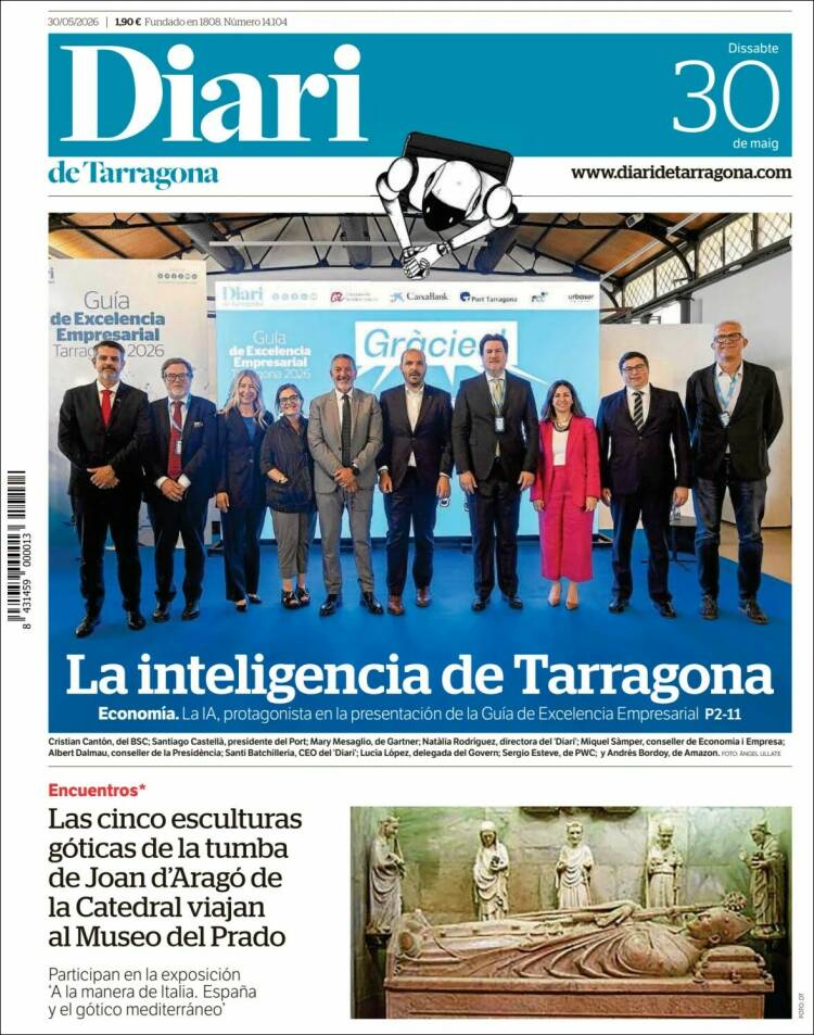 Portada de Diari de Tarragona (Espa&ntilde;a)