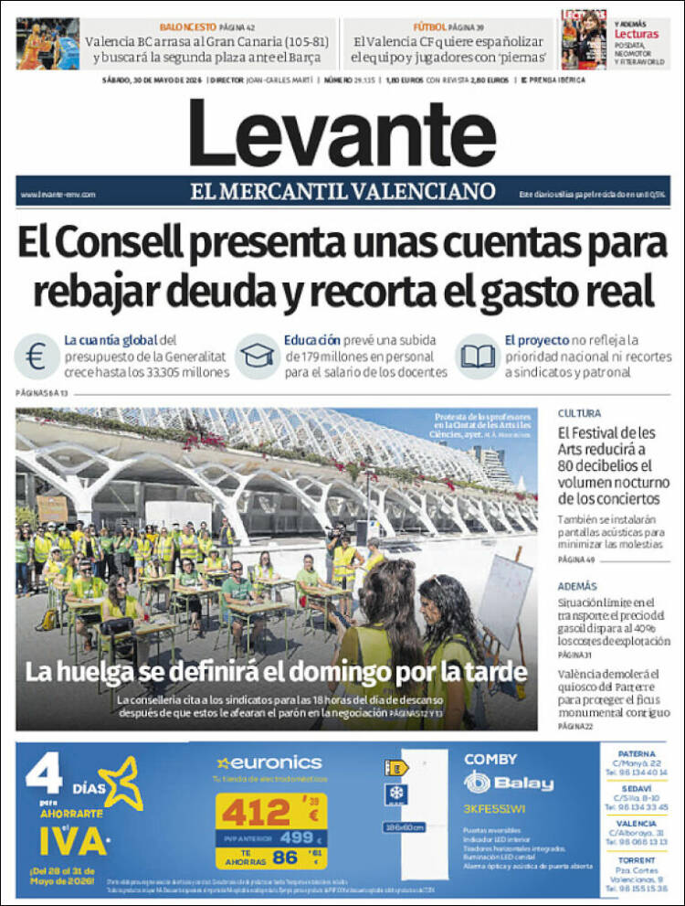 Portada de Levante (Espa&ntilde;a)