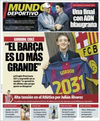 Portada de El Mundo Deportivo (Espagne)