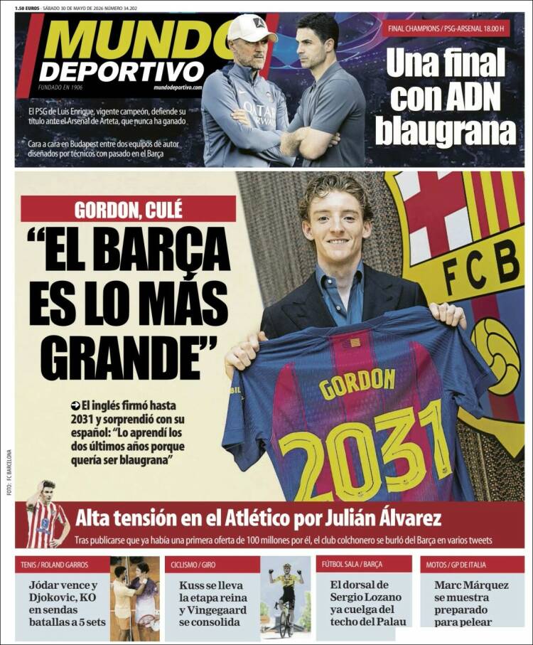 Portada de Mundo Atlético (Espagne)