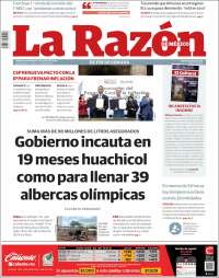 Portada de La Razón (M&eacute;xico)