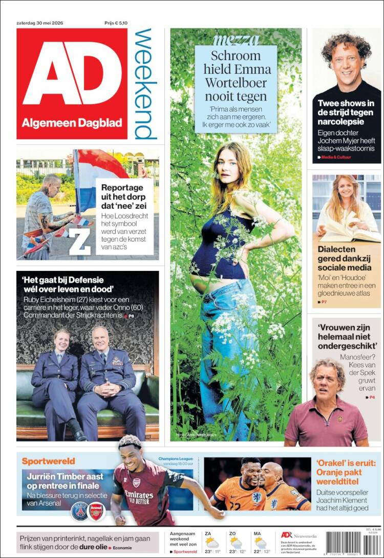 Portada de AD (Pa&iacute;ses Bajos)