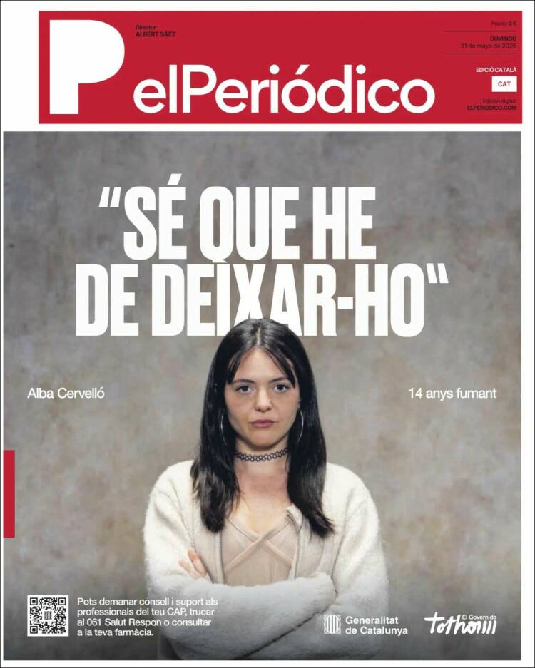Portada de El Periódico de Catalunya (Espa&ntilde;a)