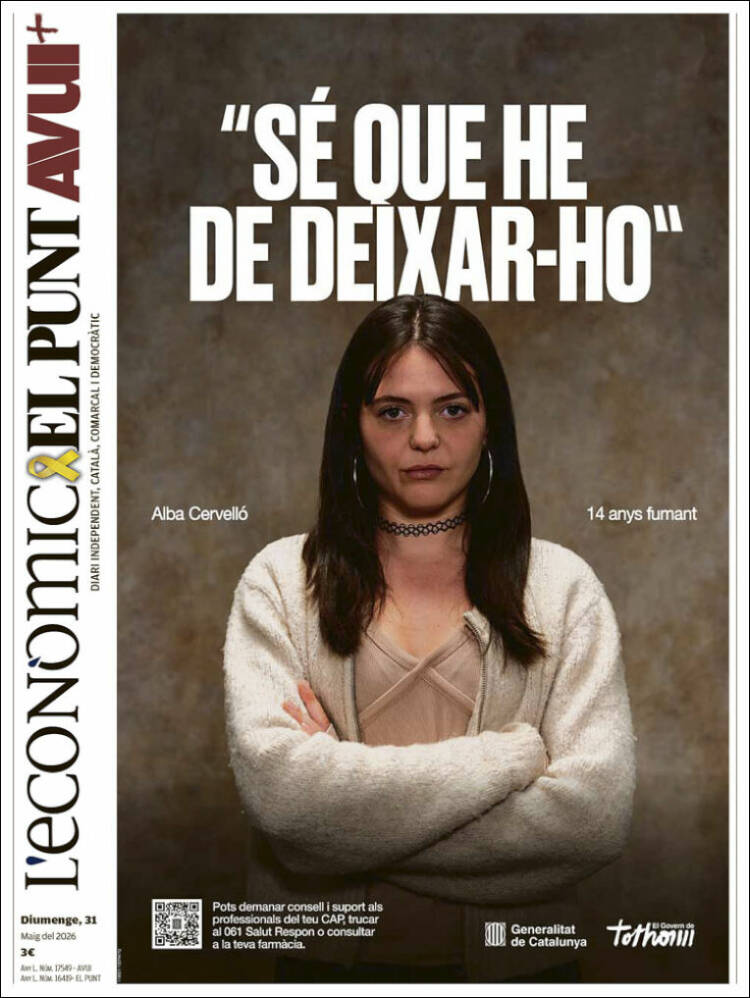 Portada de El Punt Avui (Espa&ntilde;a)