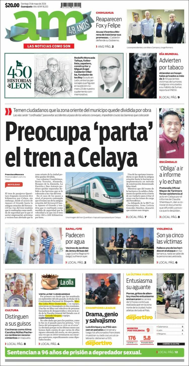 Portada de Al Día A.M. (M&eacute;xico)