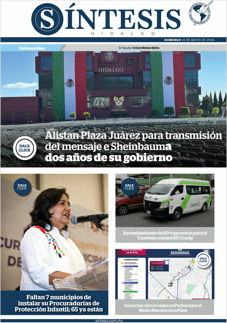 Portada de Sistesis - Hidalgo (M&eacute;xico)