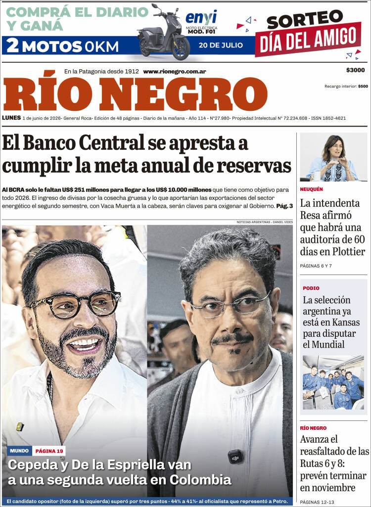 Portada de Rio Negro (Argentina)