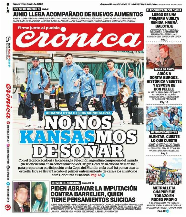 Portada de La Voz del Chaco (Argentina)