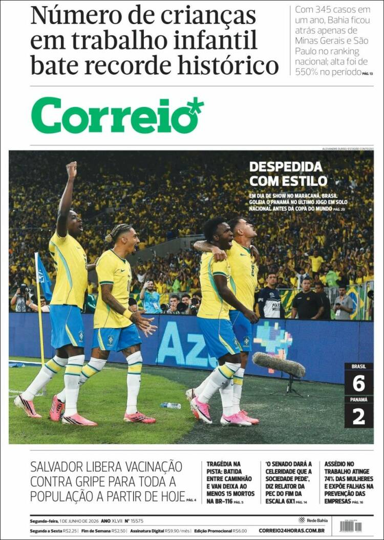 Portada de Correio* (Brasil)