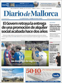 Portada de Diario de Mallorca (Espa&ntilde;a)