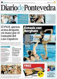 Portada de Diario de Pontevedra (Espa&ntilde;a)