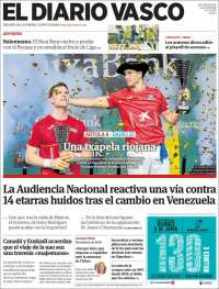 Portada de Diario Vasco (Espa&ntilde;a)