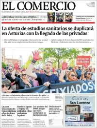 Portada de El Comercio - Gijón (Espa&ntilde;a)