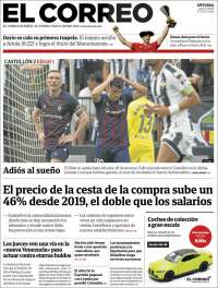 Portada de El Correo - Guipuzcoa (Espa&ntilde;a)