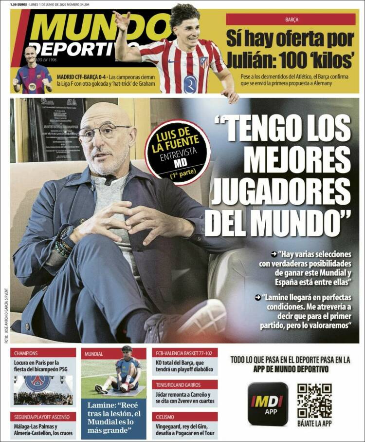 Portada de El Mundo Deportivo (Espa&ntilde;a)
