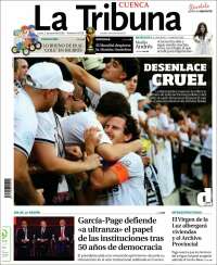 Portada de La Tribuna de Cuenca (Espa&ntilde;a)