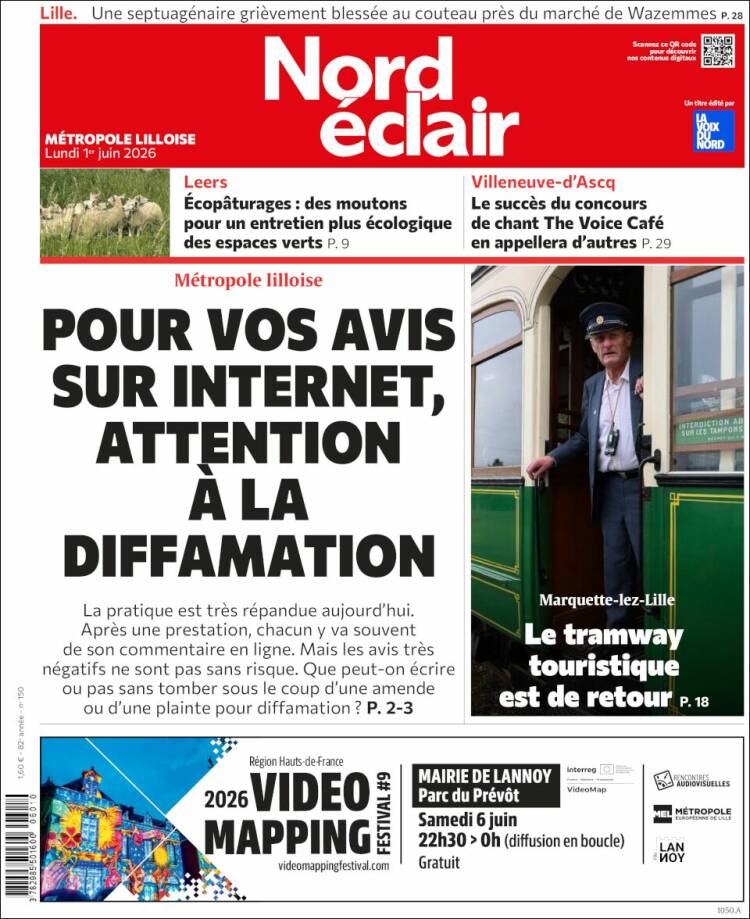 Portada de Nord Éclair (Francia)