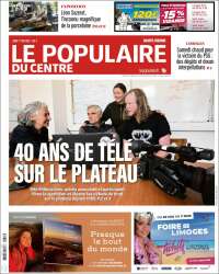 Portada de Le Populaire du Centre (Francia)