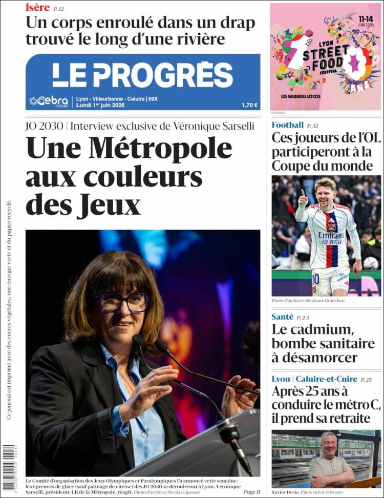 Portada de Progres de Fecamp (Francia)