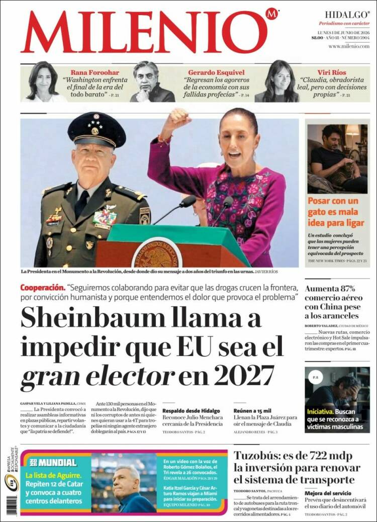 Portada de Milenio de Hidalgo (M&eacute;xico)