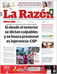 Portada de La Razón (M&eacute;xico)