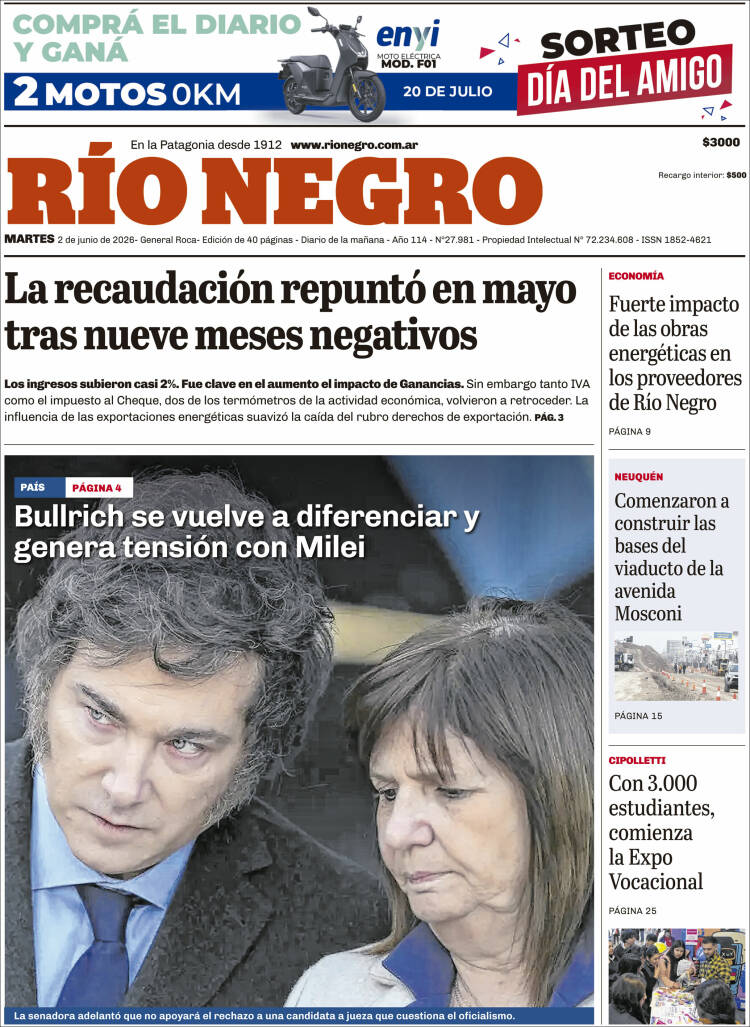 Portada de Rio Negro (Argentina)