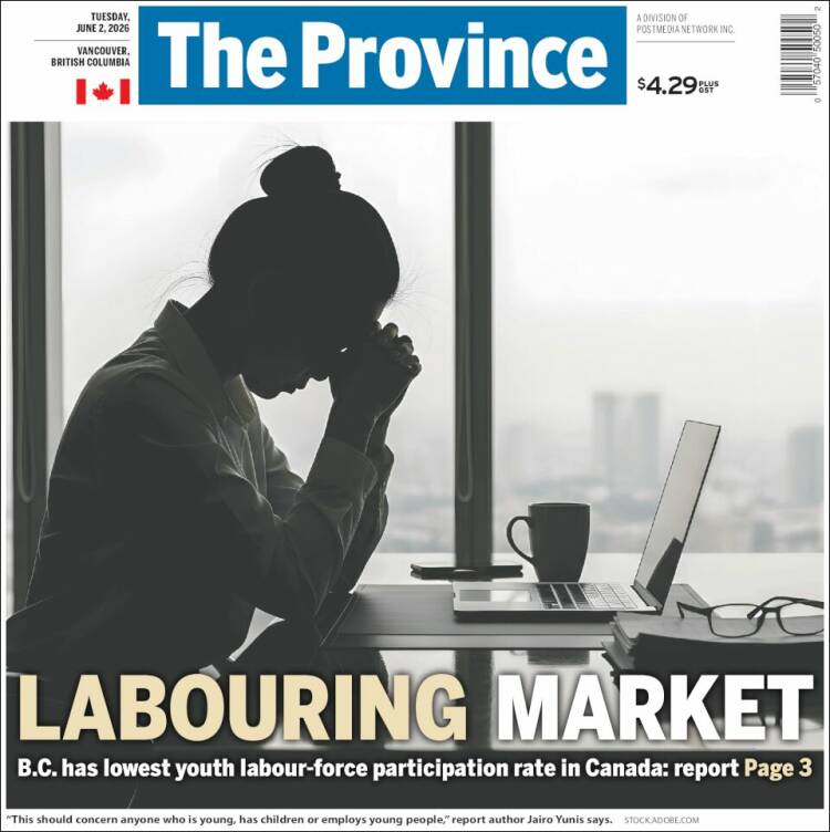 Portada de The Province (Canad&aacute;)