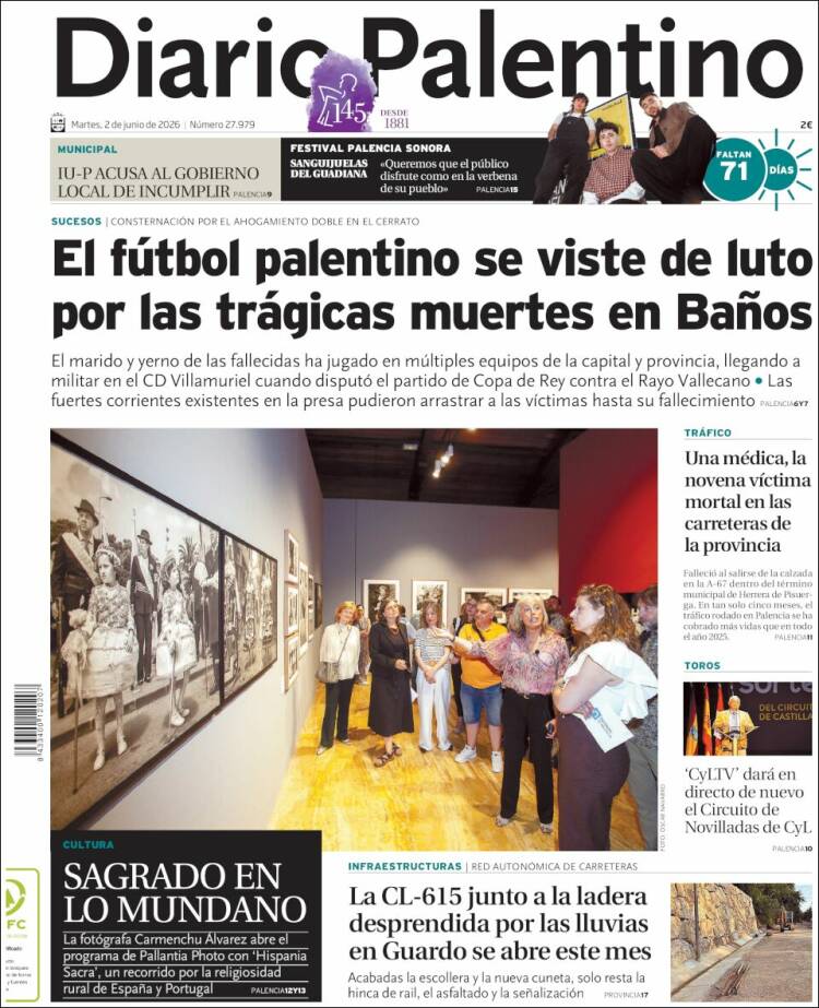 Portada de Diario Palentino (Espa&ntilde;a)