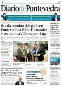 Portada de Diario de Pontevedra (Espa&ntilde;a)