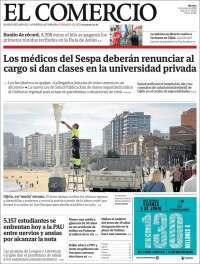 Portada de El Comercio - Gijón (Espa&ntilde;a)