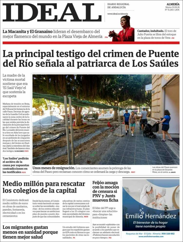 Portada de Ideal Almeria (Espa&ntilde;a)
