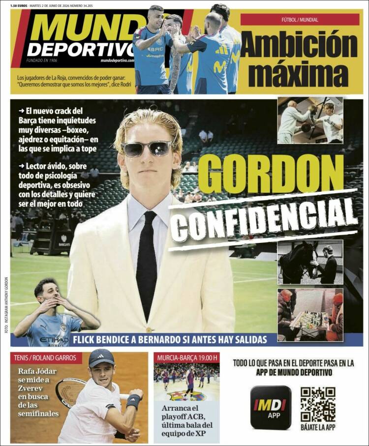 Portada de El Mundo Deportivo (Espa&ntilde;a)