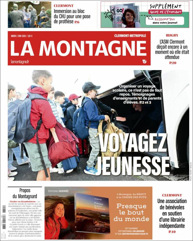 Portada de La Montagne (Francia)