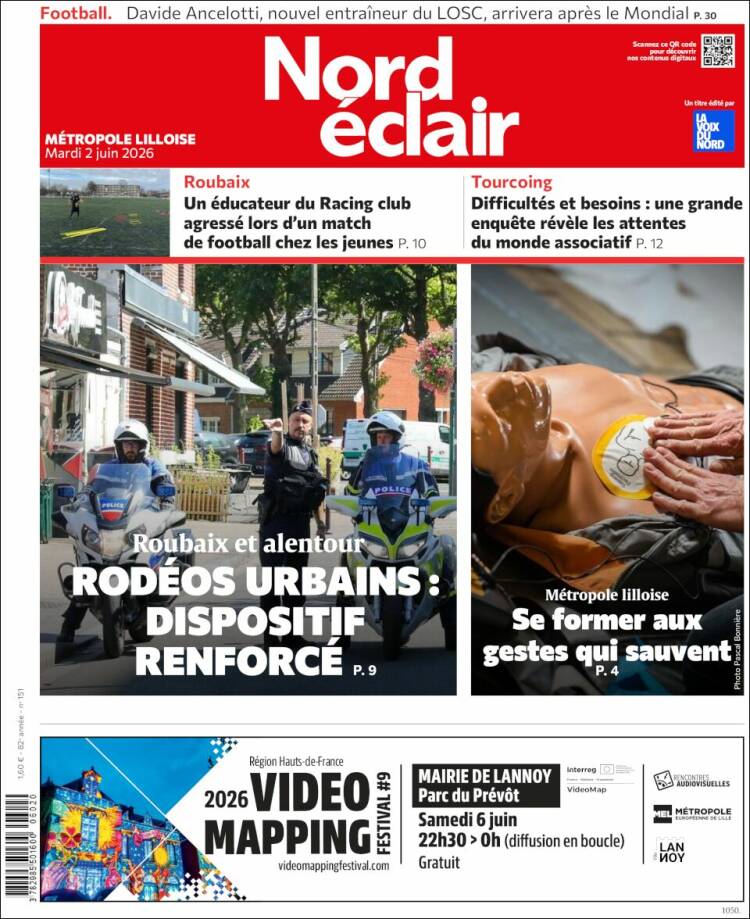 Portada de Nord Éclair (Francia)