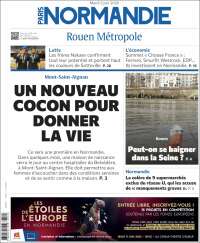 Portada de Paris Normandie (Francia)