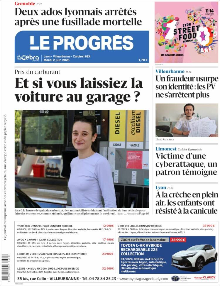 Portada de Progres de Fecamp (Francia)