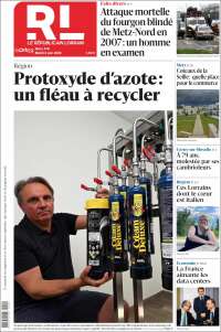 Portada de Le Republicain Lorrain (Francia)