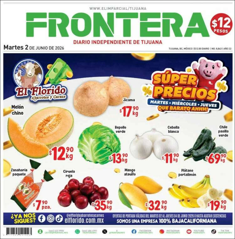 Portada de Frontera (M&eacute;xico)