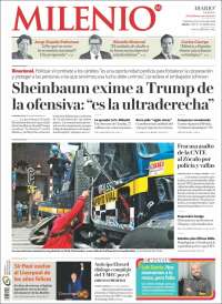 Portada de Milenio (M&eacute;xico)