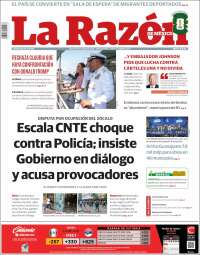 Portada de La Razón (M&eacute;xico)