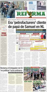 Portada de Reforma (M&eacute;xico)