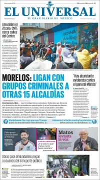 Portada de El Universal (M&eacute;xico)