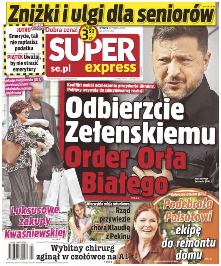 Portada de Super Express (Polonia)