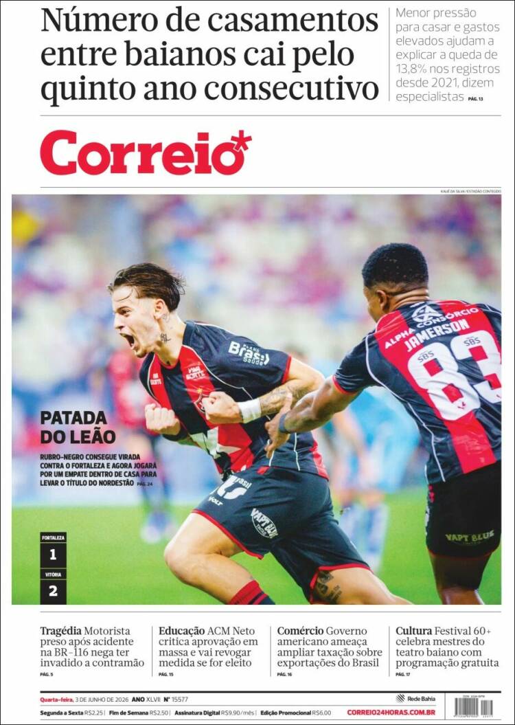 Portada de Correio* (Brasil)