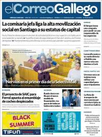 Portada de El Correo Gallego (Espa&ntilde;a)