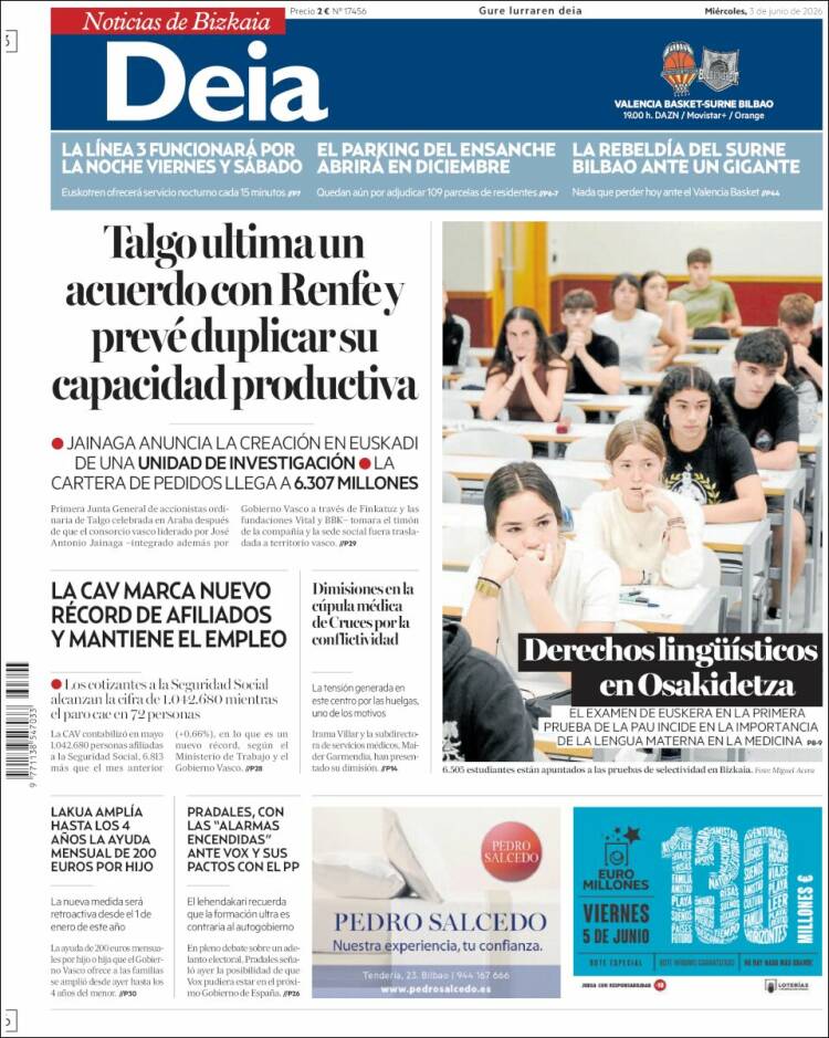 Portada de Deia (Espa&ntilde;a)