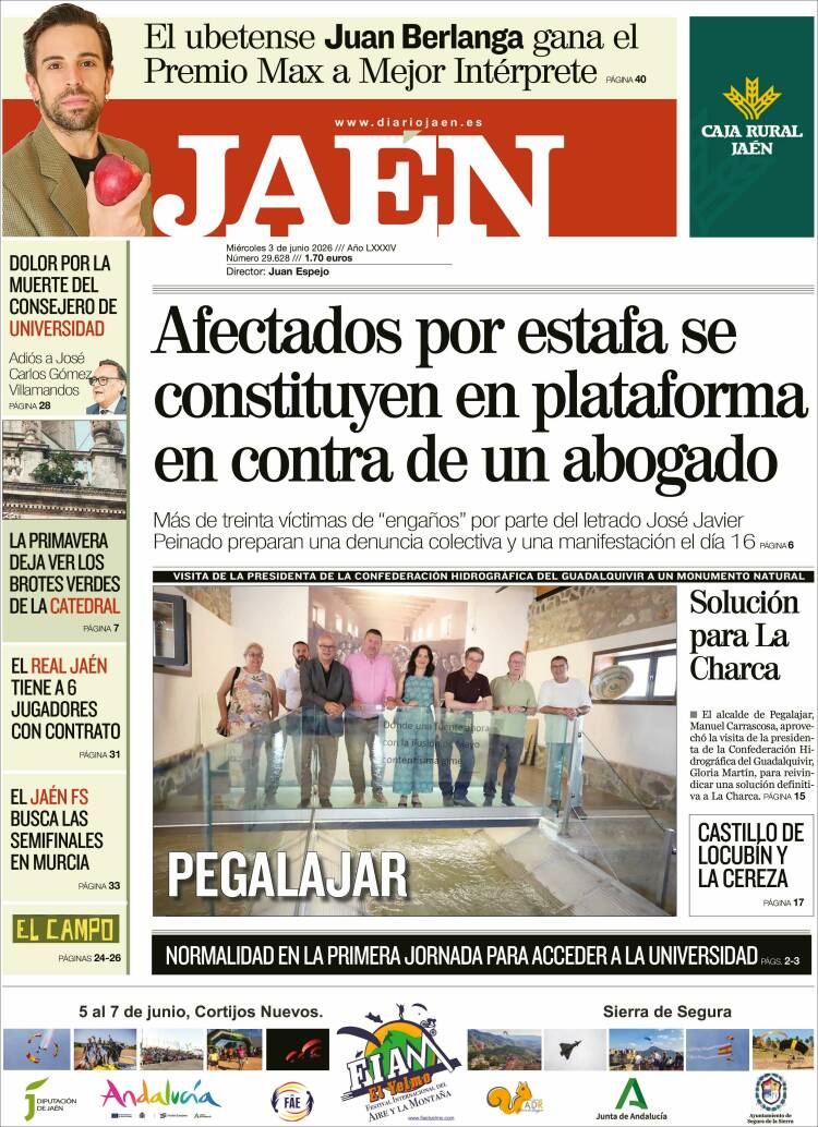 Portada de Diario Jaén (Espa&ntilde;a)