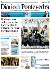 Portada de Diario de Pontevedra (Espa&ntilde;a)